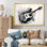 Bass Reverberation Cool Charcoal I sur impression sur toile