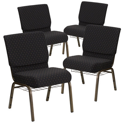 Mikolaj 21.25''W Church Chair with Book Rack