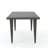 Zoya Wicker Dining Table,Patio Kitchen Table-1784437703