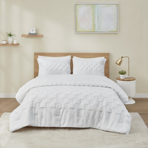 Ebern Designs Onier 3 Piece Chenille Comforter Set & Reviews | Wayfair