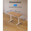 Bureau électrique debout, bureau assis-debout à hauteur ajustable-764871142-764871138