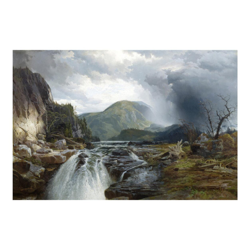 «The Wilds of Lake Superior» par Thomas Moran - Estampe numérique, H 16 po x l 20 po