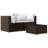 Malalai 2 - Person Patio Conversation Set with Cushions-138386773-138386771