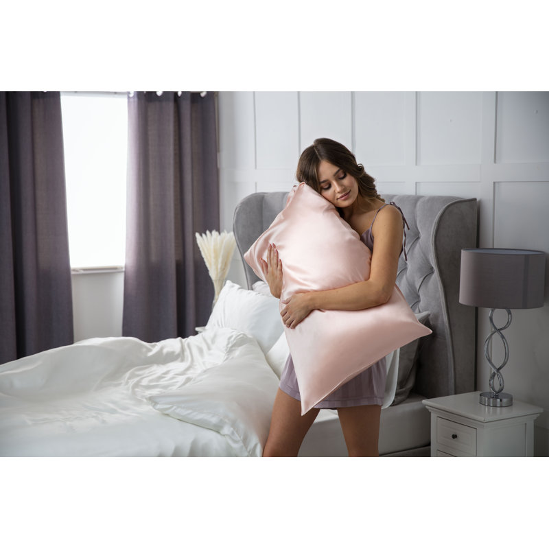 Luxury Silk Range Silk Pillowcase, Powder Pink