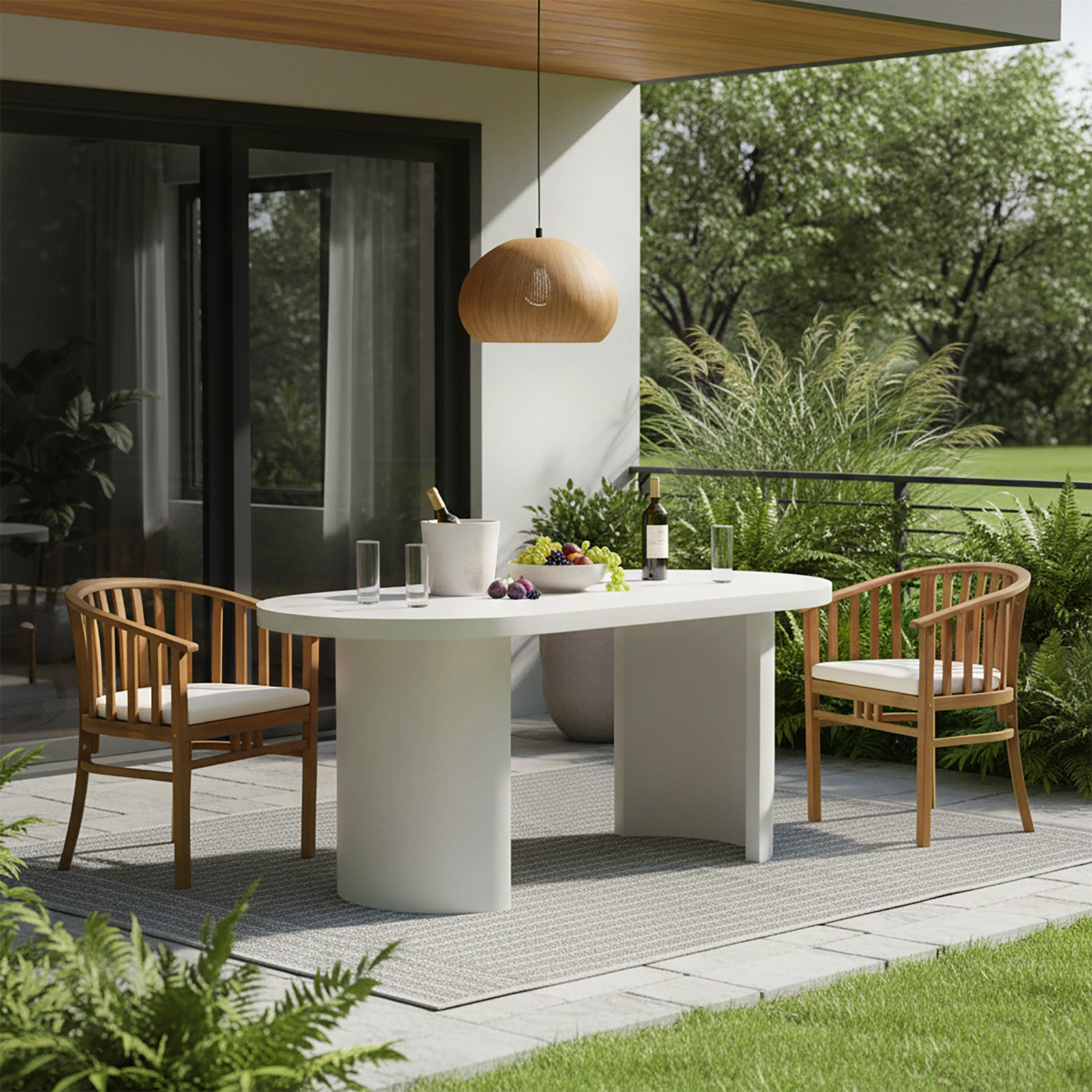 Isle 68" Outdoor Dining Table