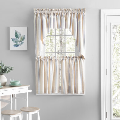 Beresford Striped Cotton Cafe Curtain