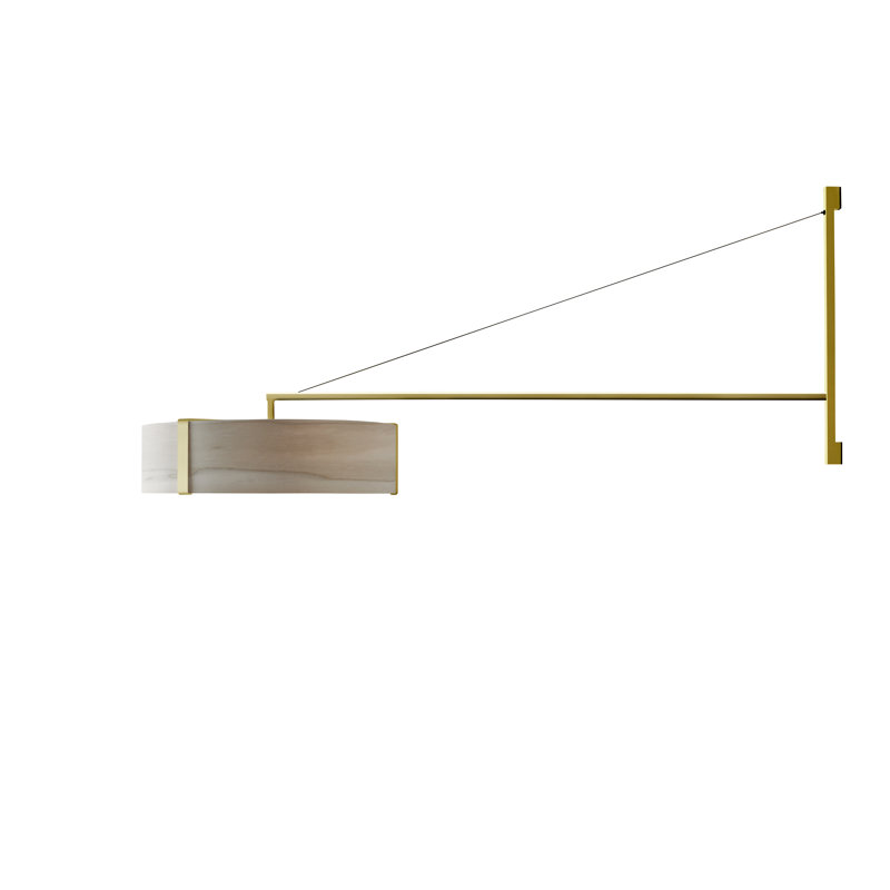 Thesis 1 - Light LED Swing Arm, Ivory White, 3000K, Matte Black