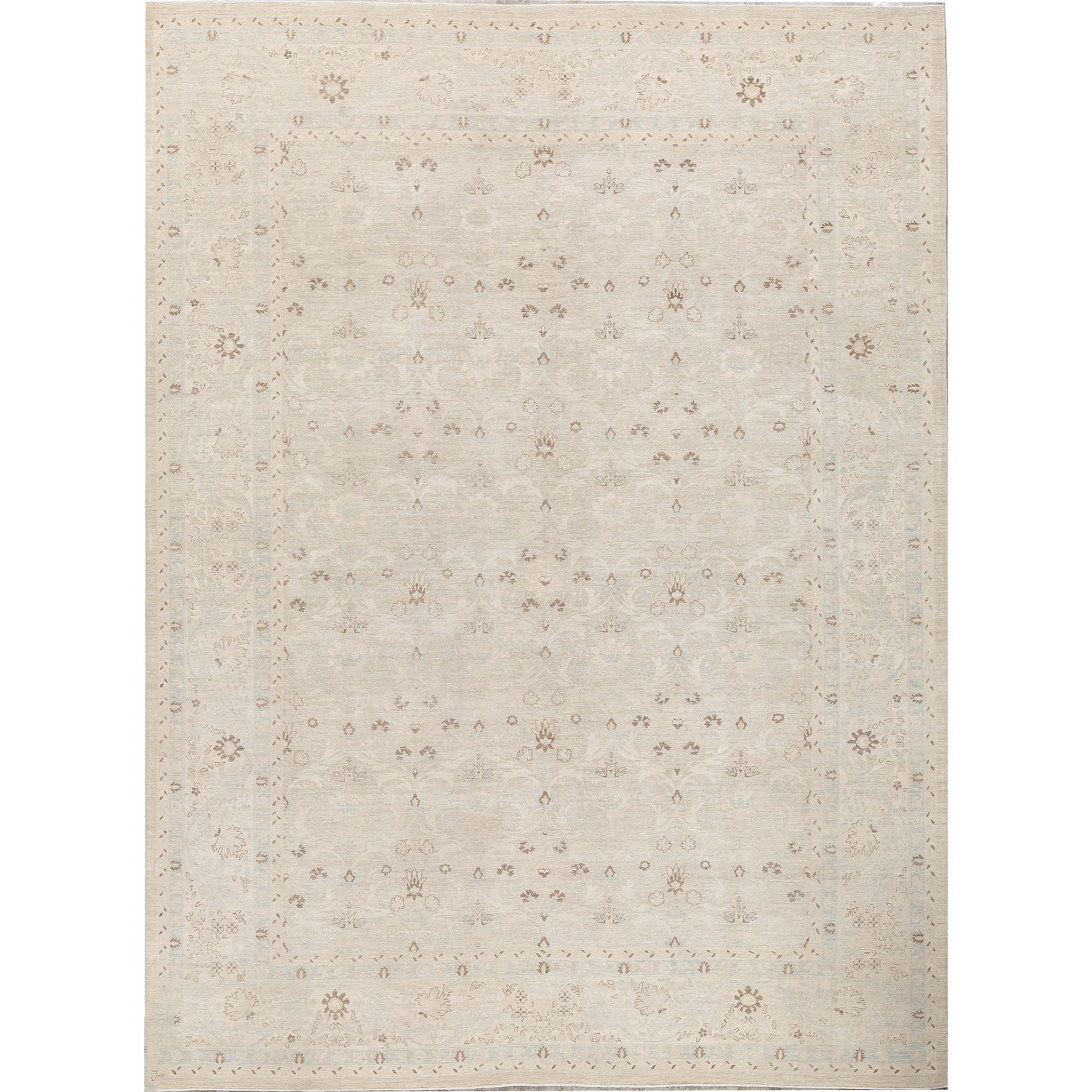 Bokara Rug Co., Inc. Hand-Knotted High-Quality Beige Area Rug | Wayfair