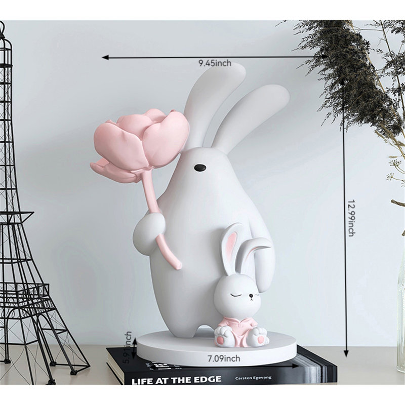 Ornement artistique, Rose / blanc