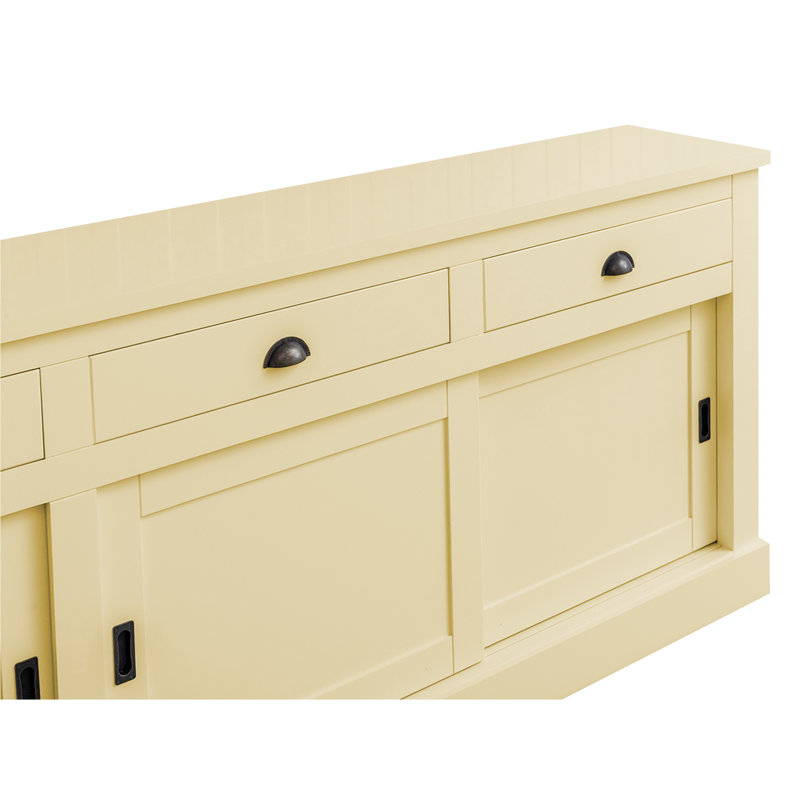 Ankit 300cm Sideboard, Light Ivory