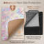 Vibrant Multi-Tone Abstract Rainbow Shag Area Rug - Soft Microfiber Easy-Care Design-184847670