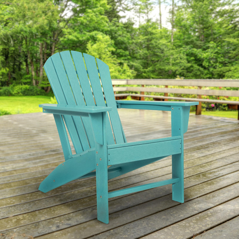 Resin Indoor Outdoor Adirondack Chair, Blue
