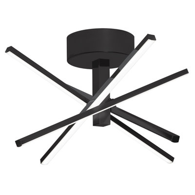 Plafonnier semi-encastré à DEL 15 po à 4 lumières Iuturna