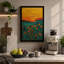 Golden Landscape Modern - Wrapped Canvas-1344076289-1344076315