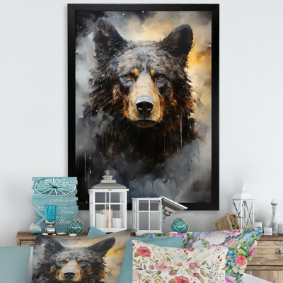 " A Noir Bear On Dramatric Shadow "