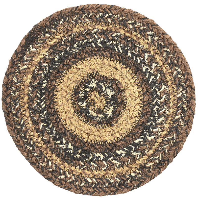 Dessous-de-plat en jute espresso