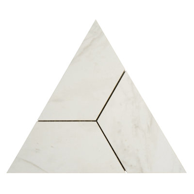 Calacatta 6.69"x11.69" Porcelain Mosaic Tile
