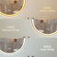 Aluminium Oval Mirror