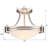 Bouton 2-Light Glass Semi Flush Mount-1325354875