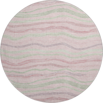 Premium Machine Washable Harjo AMF1581 Stripes Rug