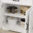 Large Farmhouse Buffet Cabinet Storage Sideboard with 2 Drawers and 4 Doors, Storage Cabinet, Entryway Cabinet
