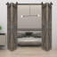 Porte de grange double pliante en bois massif de style K avec ensemble de quincaillerie - Assemblage requis-108658291-101127209