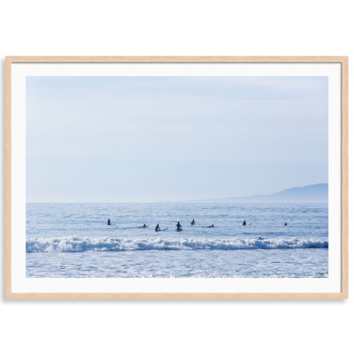 Surf Blues Print by Carly Tabak
