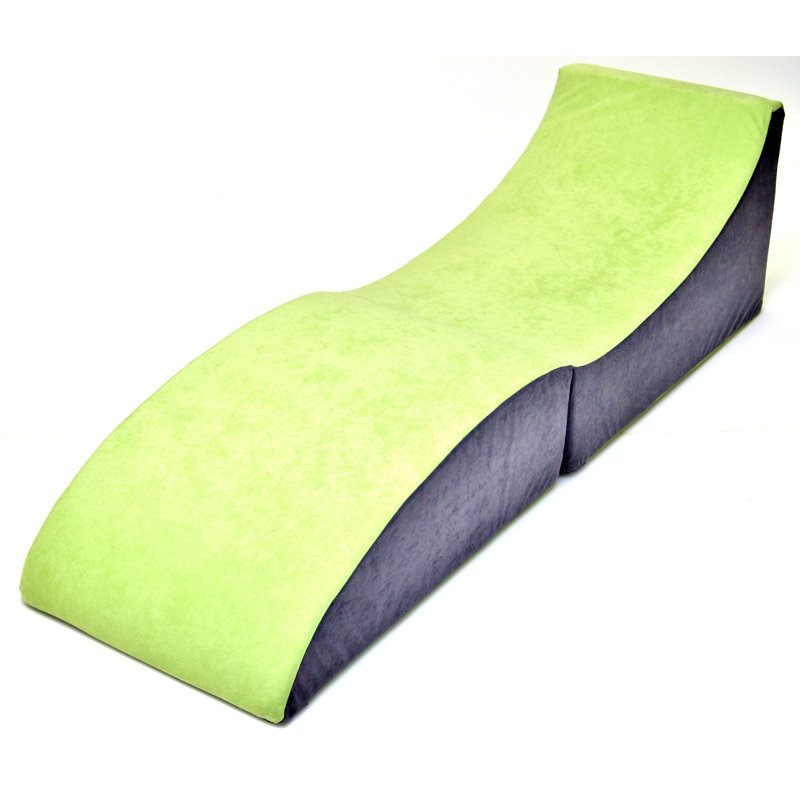 Desimone 160cm Long Single Chaise, Green