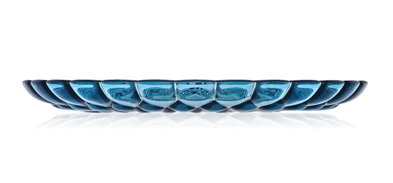 Jelly Acrylic Dinner Plate, Blue