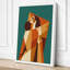 Geometric Contemplation Art Deco 1 Piece Wrapped Canvas Wall Art-127175634-127175635