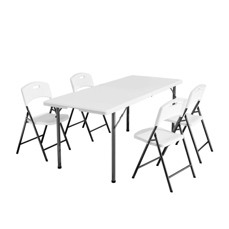 Tashawna 4 - Person Patio Dining Set with Rectangular Table