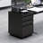 3-Drawer Mobile Filing Cabinet With Lock, Office Storage Filing Cabinet, Living Room Cabinet-1823935188