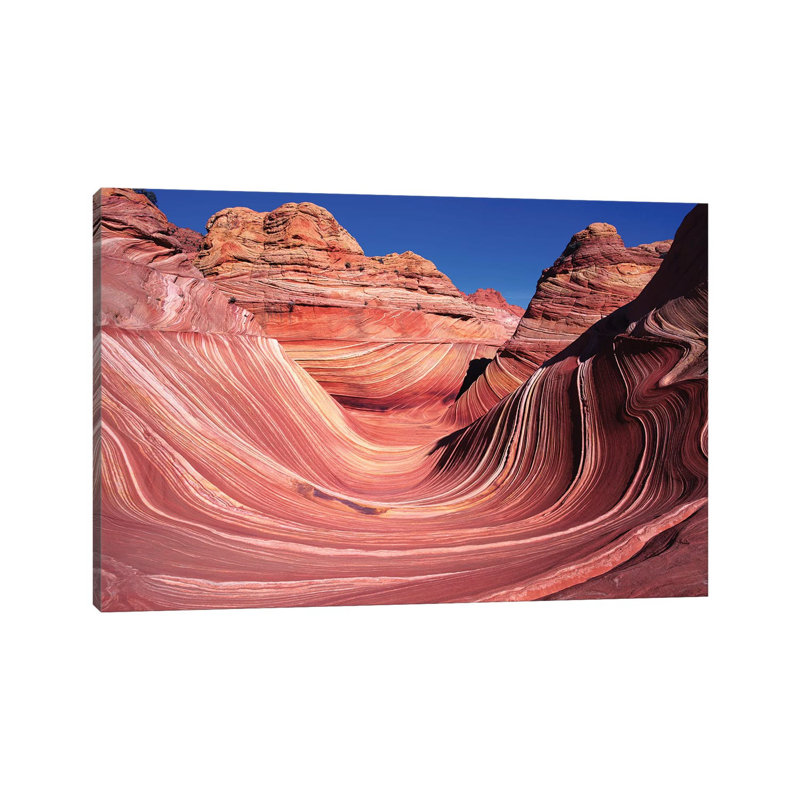 The Wave, Coyote Buttes, Paria Canyon-Vermilion Cliffs Wilderness, Vermillion Cliffs National Monument, Arizona, USA by Jerry Ginsberg - Wrapped Canvas Print