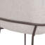 Chaises de salle à manger rembourrées à haut dossier avec pieds en métal-445965742