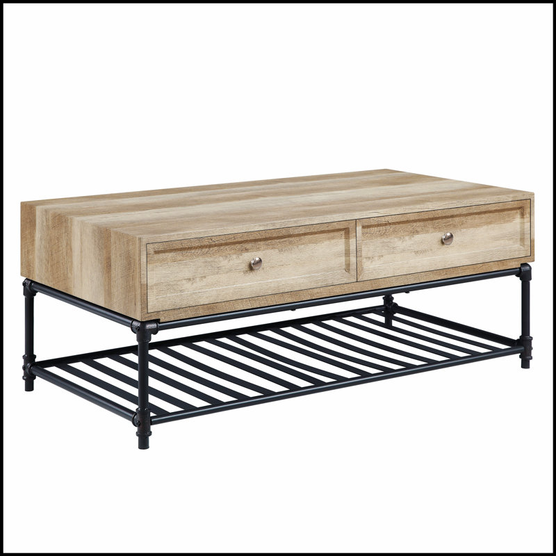 Table basse Brantley Oak & Sandy Gray