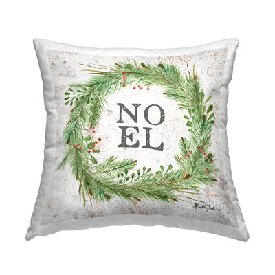 Coussin Noel Holiday par Kelley Talent