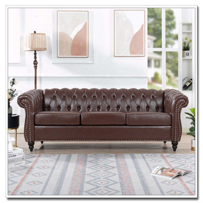Canapé Chesterfield 84,65 po