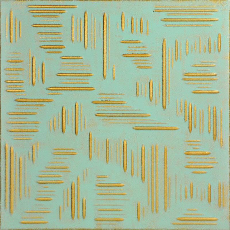 Tuile de plafond en polystyrène Country Wheat 1,6 pi x 1,6 pi, Mousse dorée