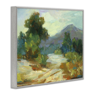 «Fall Time Mountain View», estampe numérique encadrée par Alexi Fine