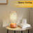 14.56in Cute Floral Mini Table Lamp with Floral Shade, Farmhouse Style Small Desk Lamp