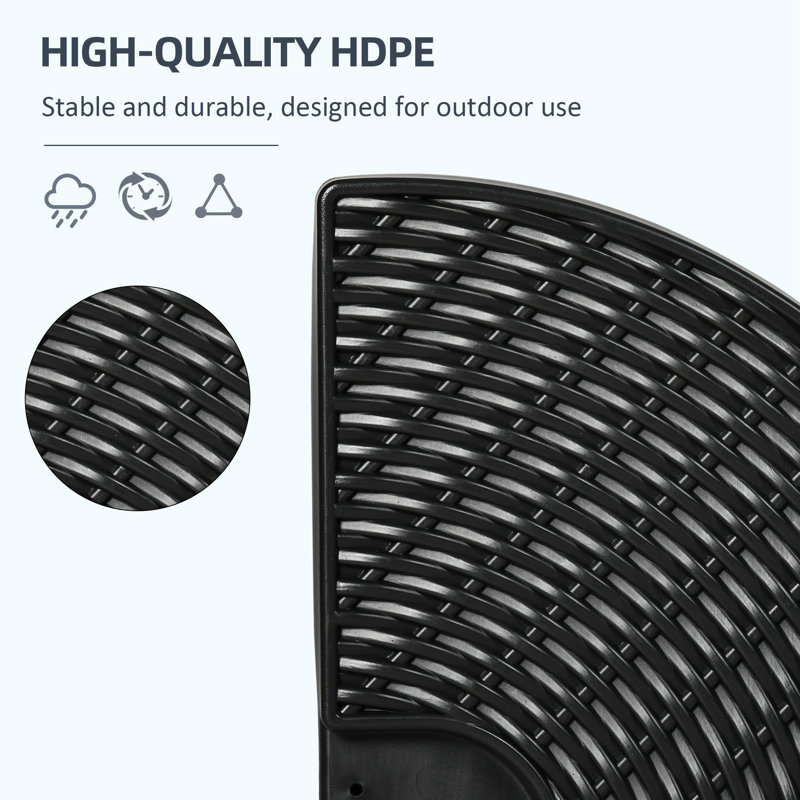 6.3kg HDPE Free Standing Umbrella Base
