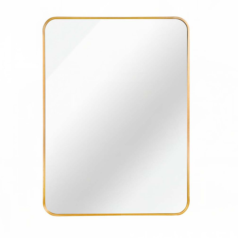 Miroir, 24 po x 32 po, Doré, Rectangulaire