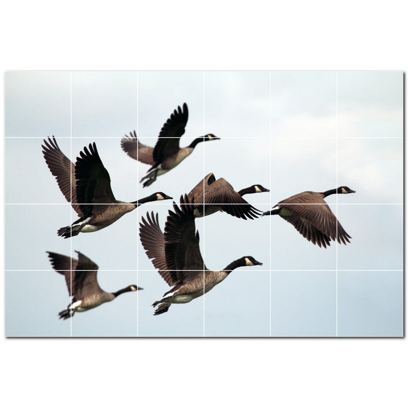 8'' x 8'' Satin Ceramic Decorative Mural