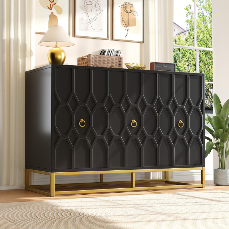 120cm Sideboard, Black