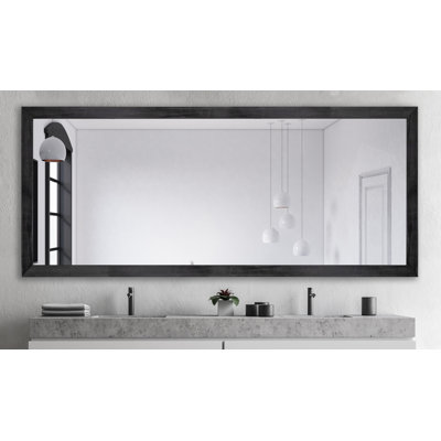 Dube Wood Flat Wall Mirror