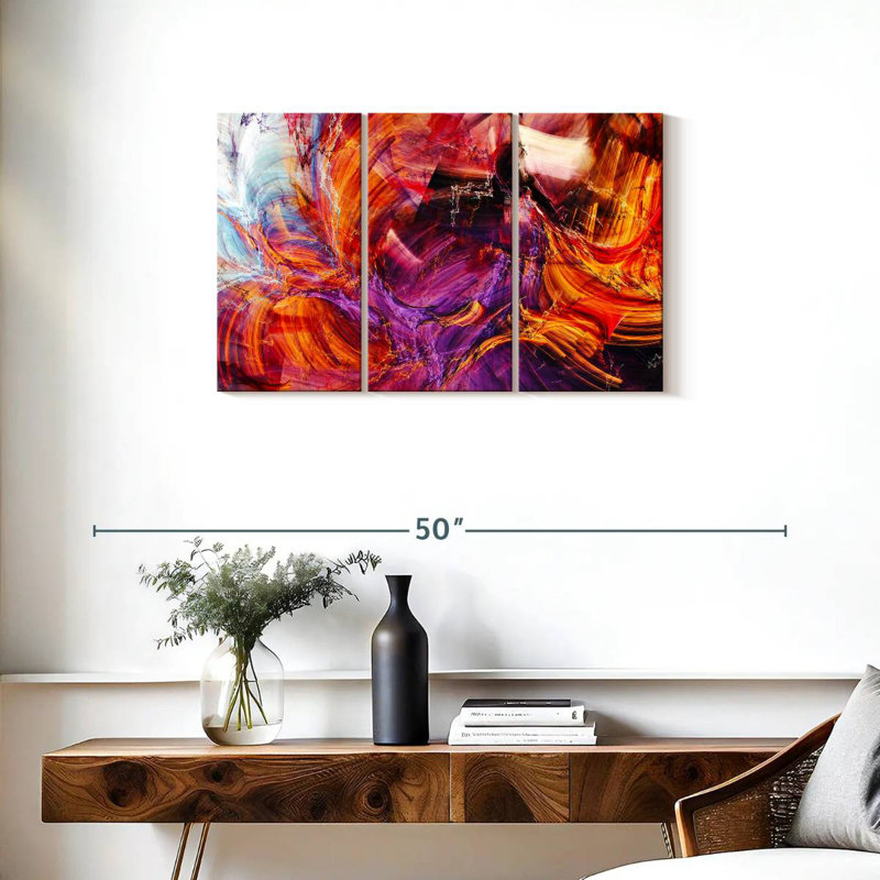 Avery Abstract Caramel Splash, 20" H x 33" W