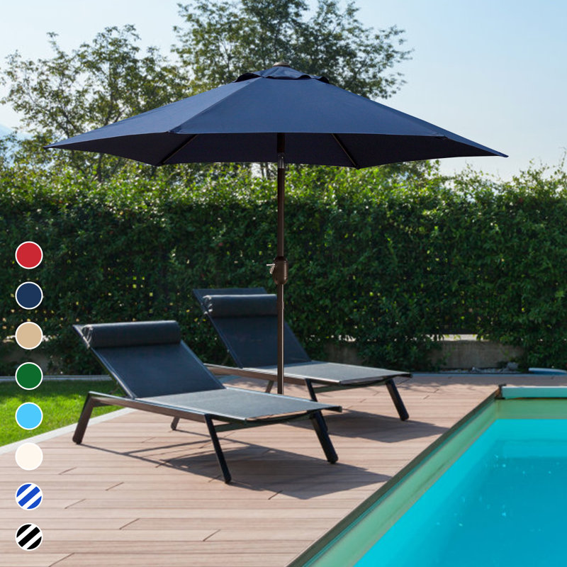 Parasol Shadan avec contrepoids inclus, Marine