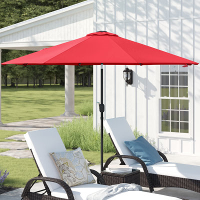 Yolanda 9' x 9' Lighted Market Umbrella