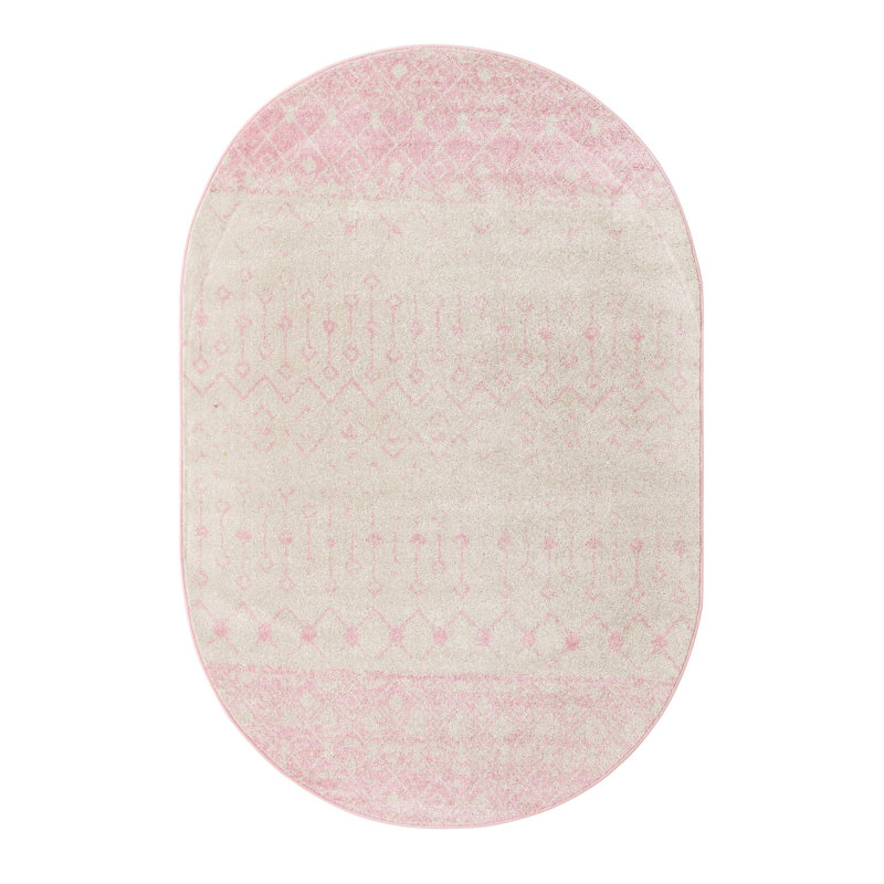 Somerville Moroccan Indoor Rug, Oval 5'3" x 8'