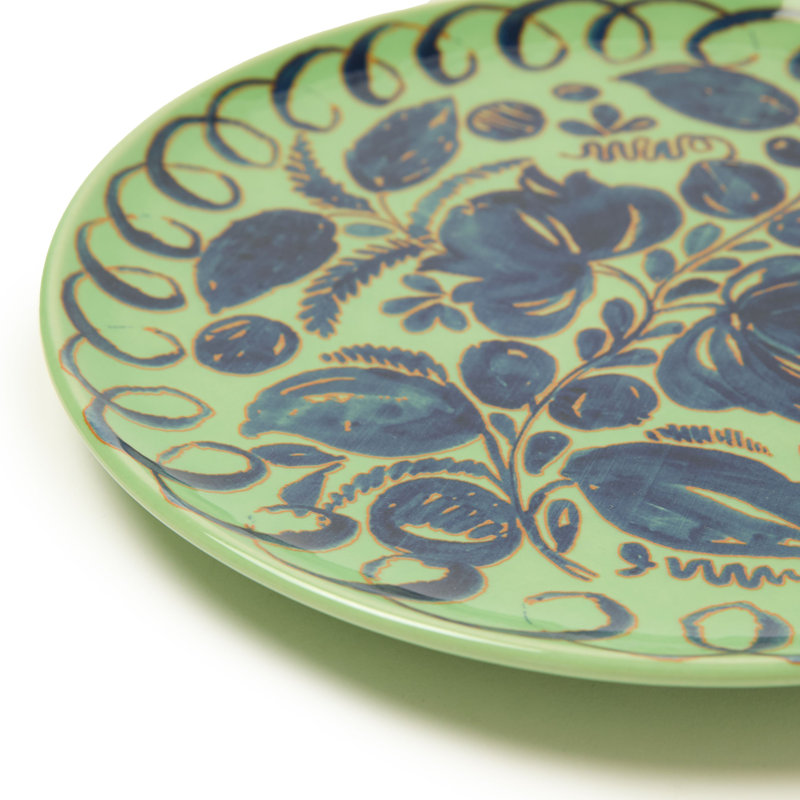 Amalfi Dinner Plate - 10.6", Green